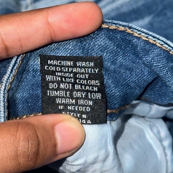 SMOKE & ASH Men’s Distressed Cat Scratch straight Jeans - Picture 6 of 8